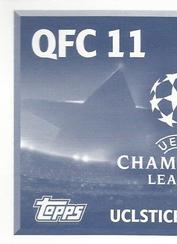 2016-17 Topps UEFA Champions League Stickers #QFC11 Paulo Machado Back