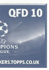2016-17 Topps UEFA Champions League Stickers #QFD10 Kasper Kusk Back