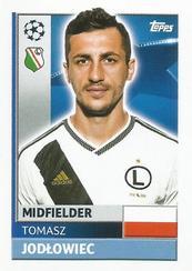 2016-17 Topps UEFA Champions League Stickers #QFE8 Tomasz Jodłowiec Front