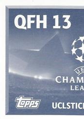2016-17 Topps UEFA Champions League Stickers #QFH13 João Moutinho Back