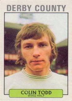 1971-72 A&BC Gum English Footballers (Purple Backs) #10 Colin Todd Front