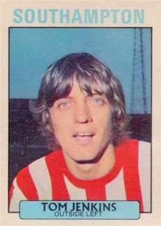 1971-72 A&BC Gum English Footballers (Purple Backs) #13 Tom Jenkins Front