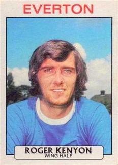 1971-72 A&BC Gum English Footballers (Purple Backs) #24 Roger Kenyon Front