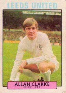 1971-72 A&BC Gum English Footballers (Purple Backs) #27 Allan CIarke Front
