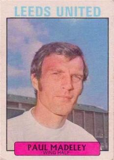 1971-72 A&BC Gum English Footballers (Purple Backs) #34 Paul Madeley Front