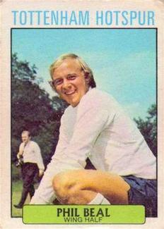 1971-72 A&BC Gum English Footballers (Purple Backs) #37 Phil Beal Front