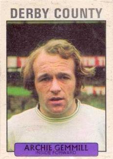 1971-72 A&BC Gum English Footballers (Purple Backs) #55 Archie Gemmill Front