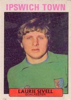 1971-72 A&BC Gum English Footballers (Purple Backs) #68 Laurie Sivell Front