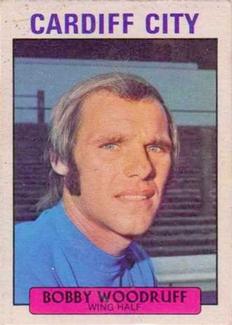 1971-72 A&BC Gum English Footballers (Purple Backs) #73 Bobby Woodruff Front