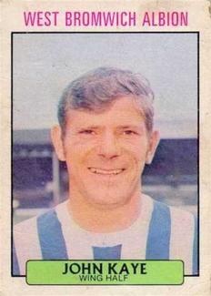 1971-72 A&BC Gum English Footballers (Purple Backs) #93 John Kaye Front