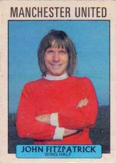 1971-72 A&BC Gum English Footballers (Purple Backs) #100 John Fitzpatrick Front