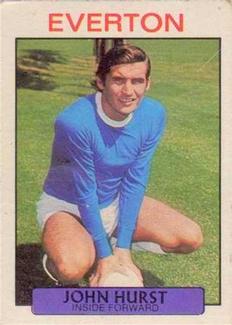 1971-72 A&BC Gum English Footballers (Purple Backs) #119 John Hurst Front