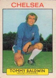 1971-72 A&BC Gum English Footballers (Purple Backs) #121 Tommy Baldwin Front