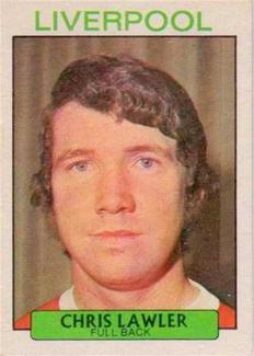 1971-72 A&BC Gum English Footballers (Purple Backs) #133 Chris Lawler Front