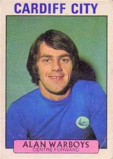 1971-72 A&BC Gum English Footballers (Purple Backs) #156 Alan Warboys Front