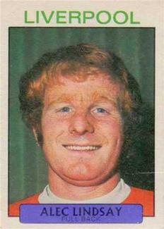 1971-72 A&BC Gum English Footballers (Purple Backs) #160 Alec Lindsay Front