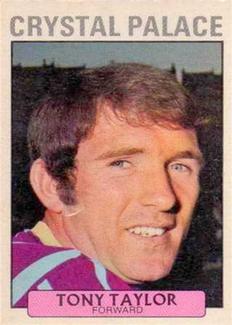 1971-72 A&BC Gum English Footballers (Purple Backs) #195 Tony Taylor Front