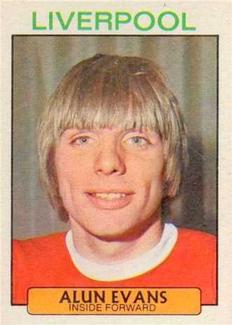 1971-72 A&BC Gum English Footballers (Purple Backs) #204 Alun Evans Front