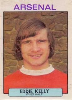 1971-72 A&BC Gum English Footballers (Purple Backs) #221 Eddie Kelly Front