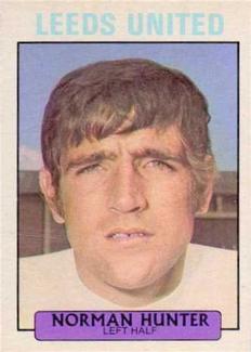 1971-72 A&BC Gum English Footballers (Purple Backs) #225 Norman Hunter Front