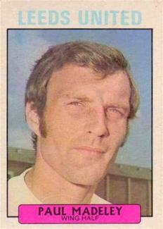1971-72 A&BC Gum English Footballers (Purple Backs) #234 Paul Madeley Front