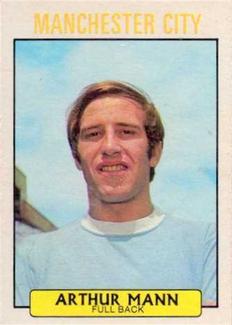 1971-72 A&BC Gum English Footballers (Purple Backs) #249 Arthur Mann Front