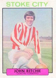 1971-72 A&BC Gum English Footballers (Purple Backs) #276 John Ritchie Front