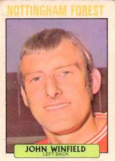 1971-72 A&BC Gum English Footballers (Purple Backs) #282 John Winfield Front