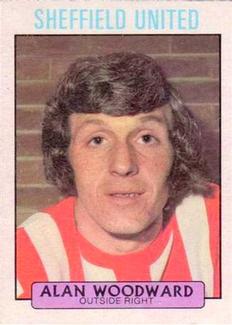 1971-72 A&BC Gum English Footballers (Purple Backs) #286 Alan Woodward Front