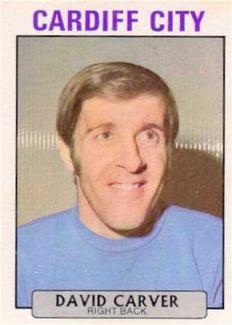 1971-72 A&BC Gum English Footballers (Purple Backs) #288 David Carver Front