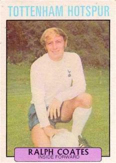 1971-72 A&BC Gum English Footballers (Purple Backs) #289 Ralph Coates Front