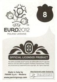 2012 Panini UEFA Euro 2012 Stickers #8 Arena Gdansk Back