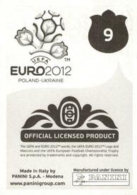 2012 Panini UEFA Euro 2012 Stickers #9 Arena Gdansk Back