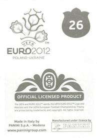 2012 Panini UEFA Euro 2012 Stickers #26 NSK Olimpiyskiy Back
