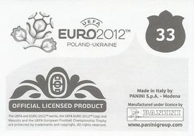 2012 Panini UEFA Euro 2012 Stickers #33 Společně tvořená historie Back