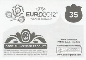 2012 Panini UEFA Euro 2012 Stickers #35 Sammen skriver vi historie Back