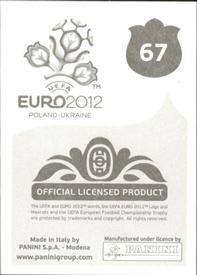 2012 Panini UEFA Euro 2012 Stickers #67 Eugen Polanski Back