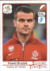 2012 Panini UEFA Euro 2012 Stickers #73 Paweł Brożek Front