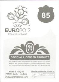 2012 Panini UEFA Euro 2012 Stickers #85 Michalis Sifakis Back