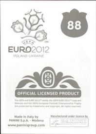 2012 Panini UEFA Euro 2012 Stickers #88 Loukas Vyntra Back