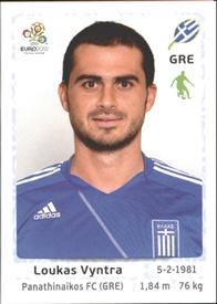 2012 Panini UEFA Euro 2012 Stickers #88 Loukas Vyntra Front