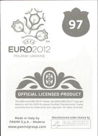 2012 Panini UEFA Euro 2012 Stickers #97 Giannis Fetfatzidis Back
