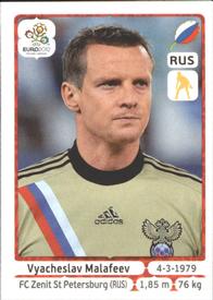 2012 Panini UEFA Euro 2012 Stickers #114 Vyacheslav Malafeev Front