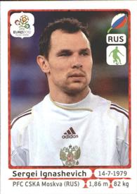 2012 Panini UEFA Euro 2012 Stickers #115 Sergei Ignashevich Front