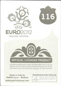2012 Panini UEFA Euro 2012 Stickers #116 Aleksandr Anyukov Back
