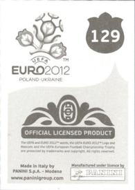 2012 Panini UEFA Euro 2012 Stickers #129 Andrey Arshavin Back