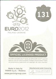 2012 Panini UEFA Euro 2012 Stickers #131 Roman Pavlyuchenko Back