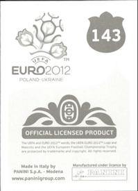 2012 Panini UEFA Euro 2012 Stickers #143 Jaroslav Drobný Back