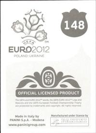 2012 Panini UEFA Euro 2012 Stickers #148 Theodor Gebre Selassie Back
