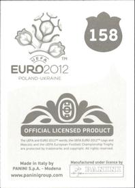 2012 Panini UEFA Euro 2012 Stickers #158 Jan Rezek Back